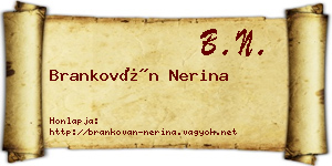 Brankován Nerina névjegykártya